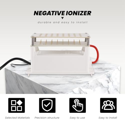 Ptdfjspt Généraur d'Ioniseur Négatif Purificateur d'Aioniseur Supprimer Les Purificator d'Air de Poussière de Fumé Généraur de Plasma Négatif - Image 7