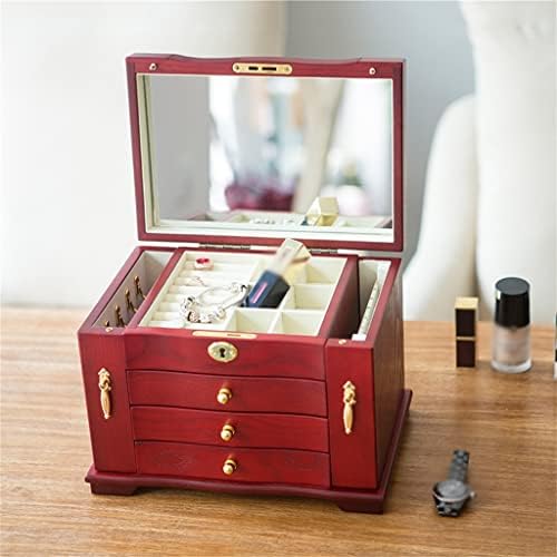 Ozbme boîte de rangement créatif en bois pour boucles d'Oreilles et bijoux, boîte à bijoux couler des bracelets, colliers et bracelets - Image 5