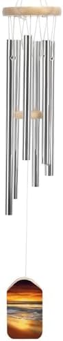 Carillon éolien classique avec attirle-ventilateur pour l'Elttérieur - 52,1 cm - Grand Carillon à venti - Image 7