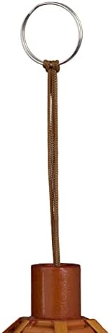 RELOSTDAYS Carillon à Vent en Bambou, Rappelle Les Petites Cabanes, HLP 62x11,5x13 cm, verse Interieur & Extrerieur, Marron - Image 6