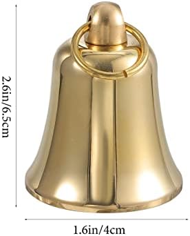 Artibetter Cloches Suspengues en Laiton Vintage Cloches de Carillon Rustique Clooches de Sorcière Clochettes Doré - Image 3