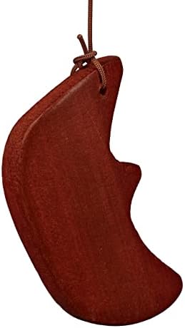 RELOSTDAYS Carillon à Vent en Bambou, Rappelle Les Petites Cabanes, HLP 62x11,5x13 cm, verse Interieur & Extrerieur, Marron - Image 8