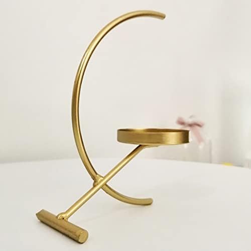Wjsdsg bougeoir en forme de lune en forme de demi-cercle en fer pardés pour la décoration de Maison, Chambre à Coucher, salon - Image 8
