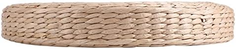 Airshi coussin tatami en osier naturel, pouf d'Elttérieur, Décoration de Fenêtre au sol pour la méditation zen - Image 7