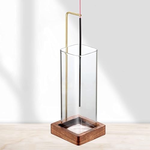 Porte d'Encens Bâton Avec Récupéraur Cendres, Porte-Encens Créatif pour Bâts, Porte - Bâts d'Encens en Bois, Avec Collecteur de Cendre pour chambre à coucher, Salle de Méditation - Image 8