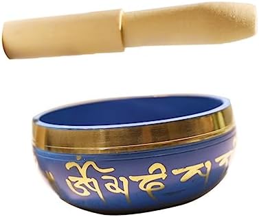 2 pièces bol himalaya bol chantant zen bol sonore de méditation bol de méditation kit de bol tibétain attaquant en bol de pleine conscience bol chantant outil de batteur équiement bouddhiste