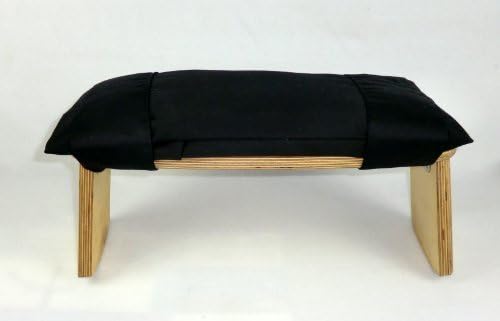 Oreiller parfait zen coussin couler tabouret de méditation avec rembourrage en capok bio noir