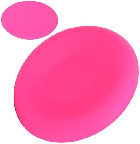 Ankroyu Coussin de Genouillère de Yoga, tapis de yoga antidérapant en silicone, Tapis de Yoga Rond Rose épais pour les Genoux pour l'entraîment, Le Fitness, Les Voyages, La Méditation - Image 6