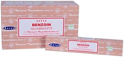Satya encens naturel benjoin 144 bâtons