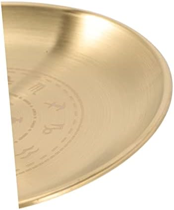 Cabilock Chandelier de Chaman Sorcier Plateau de Bougie d'A Aullel Bougeoirs D'autel Plaque de Bougie pentagramme Décoration Table du plateau Pentagramme Tarot Pentacle Cuivre Tasse de Bougie - Image 8