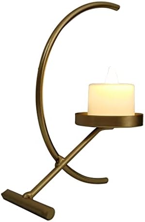 Wjsdsg bougeoir en forme de lune en forme de demi-cercle en fer pardés pour la décoration de Maison, Chambre à Coucher, salon - Image 4