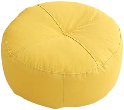 Baoblaze Coussin de Sol Rond, Coussin de Méditation, Coussin de Sol, Coussin de Soutien pour yoga, Canapé, Salon, Interieur, Bureau, Jaune