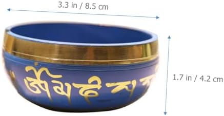 2 pièces bol himalaya bol chantant zen bol sonore de méditation bol de méditation kit de bol tibétain attaquant en bol de pleine conscience bol chantant outil de batteur équiement bouddhiste - Image 3