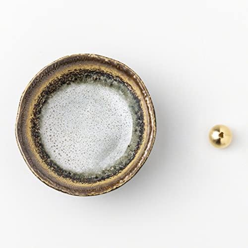 Asayu Japon Petit Porte Encens en Céramique Fait au Japon pour les bâts de 83mm Avec Brûleur d'Encens en Laiton, idéal pour la relaxation ou décoration, encensoir modèle traditionnel japonais - Image 6