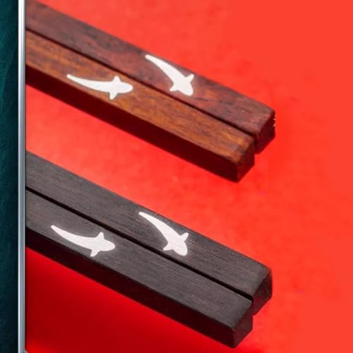 Baguettes en argent, Coffret Cadeau de Baguettes en Bois en argent Sterling, Baguettes de Luxe Japonais RÉUTILISABLES EN Argent, Baguettes en Argent 999 Antidérapantes de Haute Qualité, Cadeau Tradi - Image 6
