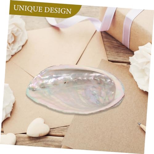 Amosfun 5 Ensembles Coquille d'Ormeau Brûeur D 'Porte- MATÉRIAU EN COQUILLE D'ABALONE DÉCORATIF ET CHIC ORNATION DE COQUILLE RUGUEUSE DÉCOR DE COQUILLE DE MÉNAGE 2 PIÈCES * 5 - Image 9