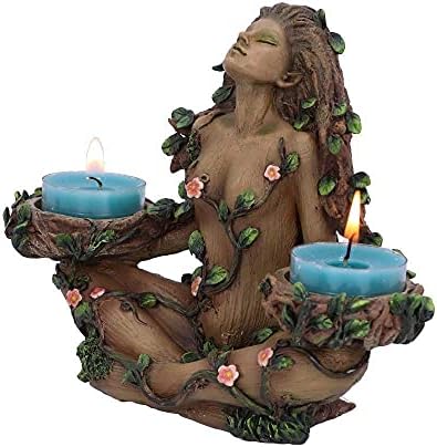 Némésis maintenant Balance of Nature Bougeoir en Forme d'Arbre Féminin Marron 19 cm - Image 2