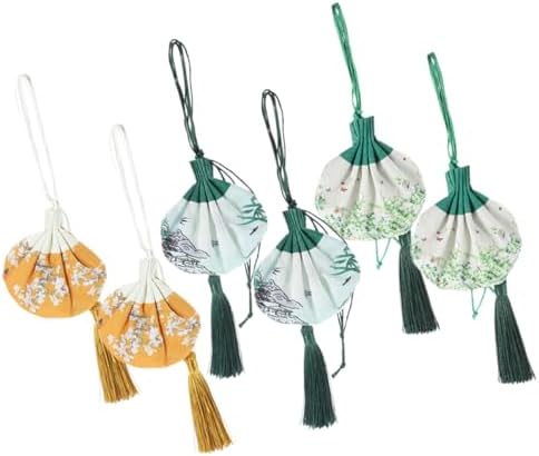 Mucklily 3 ensembles Sachet hanfu diffuseur désodorisant mini Scellant de Purificators d'Air pour la rehauseur de parfum recharge de parfum vides coton 6 pièces * 3 - Image 4