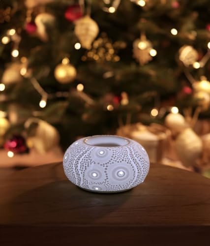 PURESSENTIEL - NOUVEAU DIFFUSEUR HUILES Essentielles chaleur Douce Calvi - Thermique de régulation - Diffuseur Céramique - Lumière d'Ambiance - Silencieux - Arête Automatique - Image 3