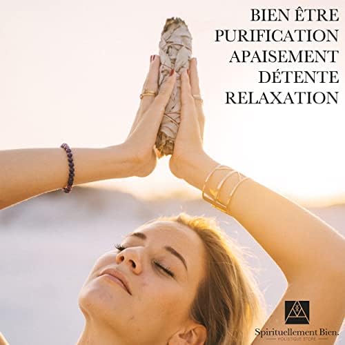 Baton Sauge Blanche à Bruler Salvia Apiana 95gr + Bois Palo Santo - Sauge Blanche Purification A Bruler Naturel - Fumigation et Ritual de purification Maison - Image 7