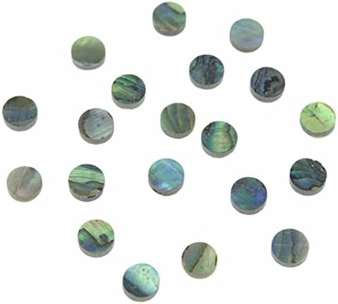 Dopro Rothko et Frost Lot de 20 points en nacre d'ormeau pour guitare Basse de Nouvelle-Zélande 6 x 2 mm - Image 2