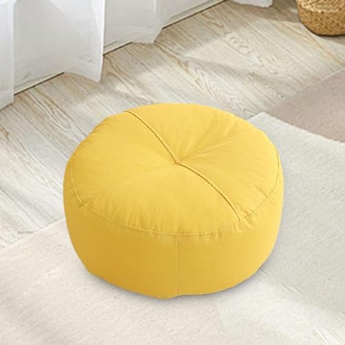 Baoblaze Coussin de Sol Rond, Coussin de Méditation, Coussin de Sol, Coussin de Soutien pour yoga, Canapé, Salon, Interieur, Bureau, Jaune - Image 7