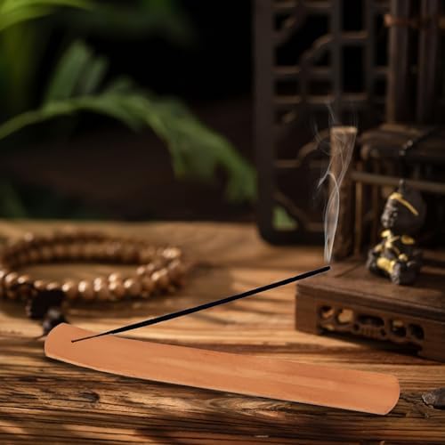 Lot de 2 prend en charge De Bâton Encens, Porte Encens en Bois, Accessoires d'Ences pour le salon, Salle de Yoga, Salon de The et Salle de Méditation - Image 5
