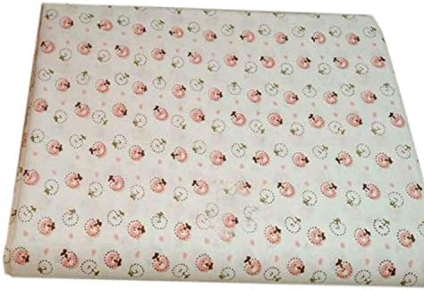 Wohlstand 7pcs / set tissu en coton pour la couture quilting patchwork home textile seririe couture quilting tissu patchwork vêlements coudre artisanat rose tilda doll tissle body (50 x 50cm) - Image 4