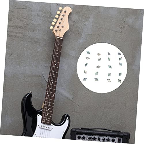 Toyvian 60 pièces points sonores de touche point de touche coquille d'ormeau pour la mandoline guitare instruments de musique incrustations de coquille d'Ormeau Points pour la mandoline - Image 2