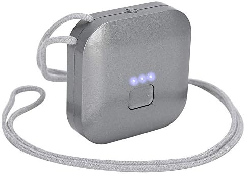 MINI COLlier Purificator D'Air Personnel, Purificator D'Air Élective Ioniseur Purificateur d'Air Purificateur d'Air Portable pour les Squames D'Animaux Domestiques contre le fumeur de (Le Noir) - Image 9