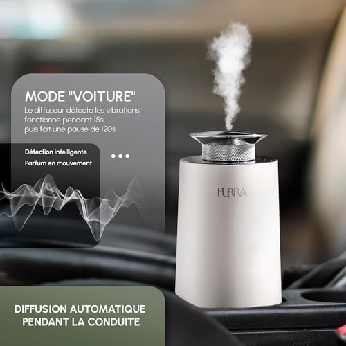 Purra C30 Diffuseur d'Huiles Essentielles - Portable et rechargeable, idéal pour la voix, Bureau Ou Chambre et cadeau, Technologie Avance, Sans Eau et Sans Chaleur, Design Élégant - Image 5