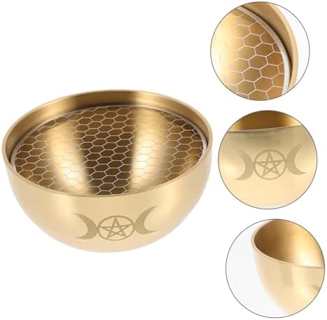 Biudeco bol en laiton exquis pour quatre naissances sacrificielles décoration d'Autel sacré Accessoire d'Halloween - Image 4