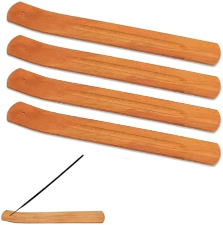 Dugegayl Porte-Bâton d'Encens, 4PCS prend en charge les encens en Bois, Léger, durable et portable, Parfait pour les Amateurs