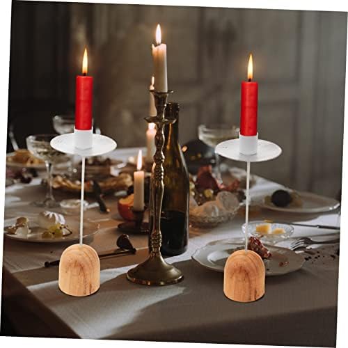 Topbathy Bougeoir en Métal Romantitique pour Dîner de Mariage Bougeoir Conique pour la décoration de salon - Image 5