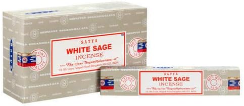 Satya Encens Sauge Blanche 15 Gr. X 12 boîtes = 180 gr ..