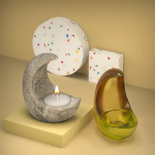 Culasign Bougeoir en Silicone - Bougeoir en Forme de Lune - Moule en Silicone pour bouge - Image 7