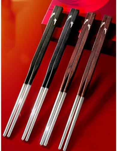 Baguettes en argent, Coffret Cadeau de Baguettes en Bois en argent Sterling, Baguettes de Luxe Japonais RÉUTILISABLES EN Argent, Baguettes en Argent 999 Antidérapantes de Haute Qualité, Cadeau Tradi - Image 7
