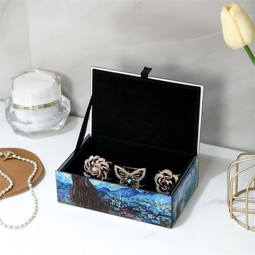 Mzran Boîte de Rangement Multifonctionlle Publication Bijoux, Bagues, Bracelets et Chaines, Conteneur D'ACCESSOINES - Image 7