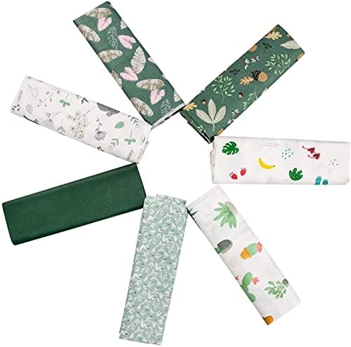 Carrés de Tissu patchwork en coton 7 pièces tissus en coton faisceau 50 * 50cm motif floral et pois assortis tissus de coton aU mantre pour couture patchwork couture camiffons diy artcraft - Image 4
