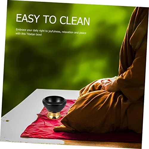 1 pc bol de musique bouddha en cuivre bol chantant pratique bol zen engistroir instrument pour bol de yoga outil de méditation bol de prière chien Panneaux d'Avertissement décorations enfant fer - Image 6