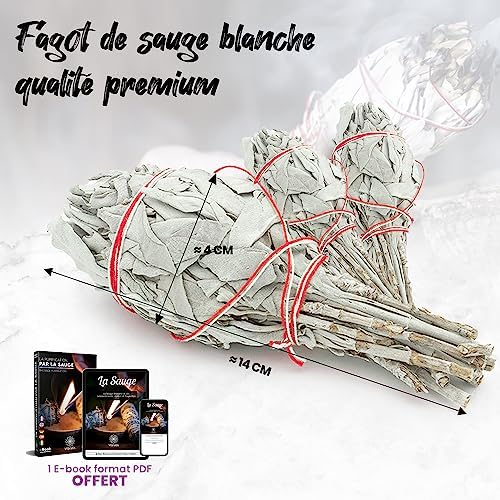 Vibratis 3x Sauge Blanche de Purification à Brueler lot de 3 Bâtonnet d'Encens de Sauge Blanche de Californie (𝗦𝗮𝘁𝗶𝘀𝗳𝗮𝗶𝘁𝗼𝘂𝗥𝗲𝗺𝗯𝗼𝘂𝗿𝘀𝗲) - Image 6