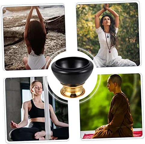 1 pc bol de musique bouddha en cuivre bol chantant pratique bol zen engistroir instrument pour bol de yoga outil de méditation bol de prière chien Panneaux d'Avertissement décorations enfant fer - Image 4
