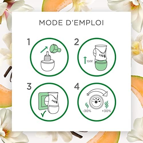 Air Wick Désodorisant Kit de la Maison Diffuseur Electrique + 3 RECHARGES PARFUM VANILLE & ORCHIDEE X 19 ML - Image 9