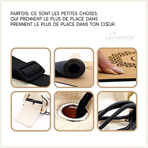 ACGONENE® TAPIS DE YOGA Antidérapant non toxique 6mm / 183x68cm tapis de yoga plus grand en tpe de haute qualité / tapis de yoga antiallergique y compris sac pour tapis de yoga & e-book / yoga set set set set set set set yoga set set set set set yoga - Image 5