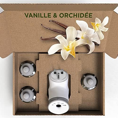 Air Wick Désodorisant Kit de la Maison Diffuseur Electrique + 3 RECHARGES PARFUM VANILLE & ORCHIDEE X 19 ML - Image 2