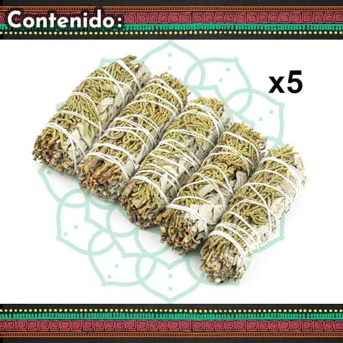 MUT22 5 SAUGE ET GÉNÉVIR 10 CM PURIFICATION A BRULER Premium pour purification Spirialelle - 100% Naturelle et sacrée, idéale pour les ritual - Image 3