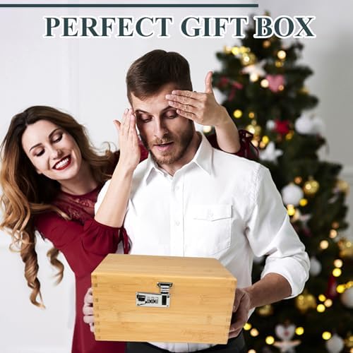 Viking Factory Grande Boîte en Bambou pour l'organisation et décoration de la Maison - Excellent coffret cadeau avec tous les accessoires - Image 5