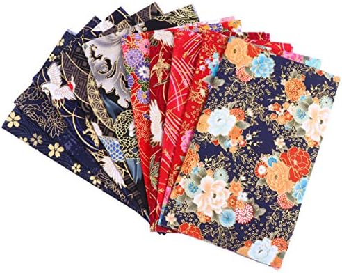 10 pcs coton tissu Feuilles Quilting tissus à coudre style fleur imprimé tissu patchwork pour bricolage artisanat couture scrapbooking vêlements 20x25mm mm