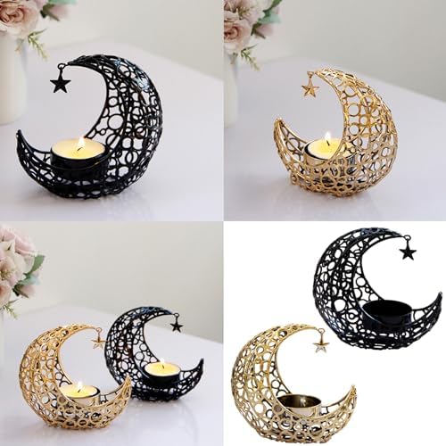 Bougeoir en forme de lune - bouge - Image 2
