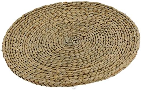 Pouf rond en pelle tatami coussin baie vitrée tapis de sol pelle tatami futon coussin pique-nique futon coussin tapis de méditation pour la maisonneux yoga pique-nique quatrenitures - Image 8